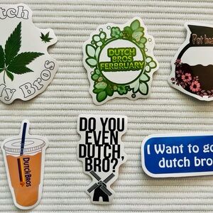 Custom Dutch Bros Sticker Set - Blazin/420